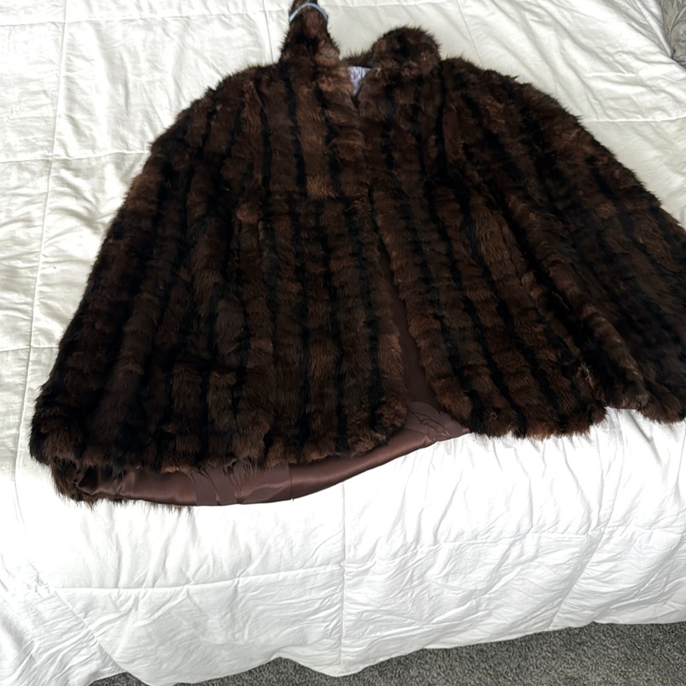 Vintage Brown Fur Coat